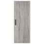 Aparador alto madera contrachapada gris Sonoma 34,5x34x180 cm de vidaXL, Aparadores - Ref: Foro24-3198991, Precio: 91,46 €, D...