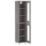 Aparador alto madera contrachapada gris Sonoma 34,5x34x180 cm de vidaXL, Aparadores - Ref: Foro24-3199407, Precio: 99,99 €, D...