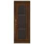 Aparador alto madera contrachapada roble marrón 34,5x34x180 cm de vidaXL, Aparadores - Ref: Foro24-3199408, Precio: 105,20 €,...