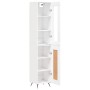 Tall white plywood sideboard 34.5x34x180 cm by vidaXL, Sideboards - Ref: Foro24-3199465, Price: 98,41 €, Discount: %