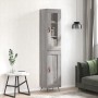 Tall Sonoma gray plywood sideboard 34.5x34x180 cm by vidaXL, Sideboards - Ref: Foro24-3199471, Price: 101,66 €, Discount: %