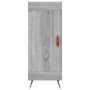 Tall Sonoma gray plywood sideboard 34.5x34x180 cm by vidaXL, Sideboards - Ref: Foro24-3199471, Price: 101,66 €, Discount: %