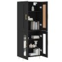 Tall black plywood sideboard 69.5x34x180 cm by vidaXL, Sideboards - Ref: Foro24-3199610, Price: 180,51 €, Discount: %