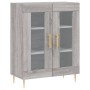 High sideboard sonoma gray plywood 69.5x34x180 cm by vidaXL, Sideboards - Ref: Foro24-3199615, Price: 146,99 €, Discount: %