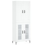 Tall white plywood sideboard 69.5x34x180 cm by vidaXL, Sideboards - Ref: Foro24-3199617, Price: 148,16 €, Discount: %