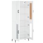 Tall white plywood sideboard 69.5x34x180 cm by vidaXL, Sideboards - Ref: Foro24-3199617, Price: 148,16 €, Discount: %