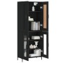 Tall black plywood sideboard 69.5x34x180 cm by vidaXL, Sideboards - Ref: Foro24-3199618, Price: 146,99 €, Discount: %