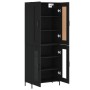 Tall black plywood sideboard 69.5x34x180 cm by vidaXL, Sideboards - Ref: Foro24-3199618, Price: 146,99 €, Discount: %