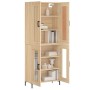 Aparador alto madera contrachapada color roble 69,5x34x180 cm de vidaXL, Aparadores - Ref: Foro24-3199620, Precio: 142,25 €, ...