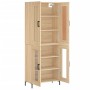 Aparador alto madera contrachapada color roble 69,5x34x180 cm de vidaXL, Aparadores - Ref: Foro24-3199620, Precio: 142,25 €, ...