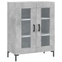 Aparador alto madera contrachapada gris hormigón 69,5x34x180 cm de vidaXL, Aparadores - Ref: Foro24-3199621, Precio: 142,99 €...