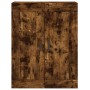 Aparador alto madera contrachapada roble ahumado 69,5x34x180 cm de vidaXL, Aparadores - Ref: Foro24-3199622, Precio: 143,36 €...