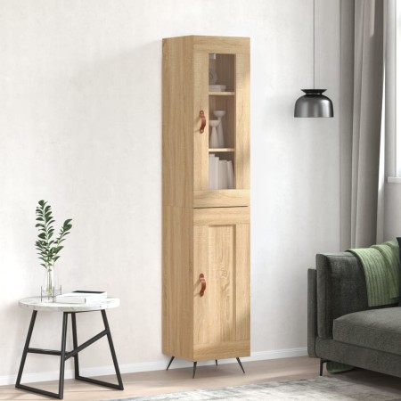 Sonoma oak plywood sideboard 34.5x34x180 cm by vidaXL, Sideboards - Ref: Foro24-3199468, Price: 102,95 €, Discount: %