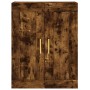 Aparador alto madera contrachapada roble ahumado 69,5x34x180 cm de vidaXL, Aparadores - Ref: Foro24-3199742, Precio: 163,94 €...