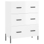 High glossy white plywood sideboard 69.5x34x180 cm by vidaXL, Sideboards - Ref: Foro24-3199755, Price: 184,94 €, Discount: %