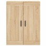 Aparador alto madera contrachapada color roble 69,5x34x180 cm de vidaXL, Aparadores - Ref: Foro24-3199756, Precio: 180,92 €, ...