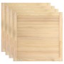 Wardrobe door slats 4 pcs pine wood 39.5x39.4 cm by vidaXL, cabinet doors - Ref: Foro24-151108, Price: 44,29 €, Discount: %