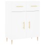 Aparador alto madera contrachapada blanco 69,5x34x180 cm de vidaXL, Aparadores - Ref: Foro24-3199865, Precio: 184,72 €, Descu...