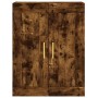 Aparador alto madera contrachapada roble ahumado 69,5x34x180 cm de vidaXL, Aparadores - Ref: Foro24-3199870, Precio: 141,99 €...