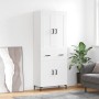 Aparador alto madera contrachapada blanco 69,5x34x180 cm de vidaXL, Aparadores - Ref: Foro24-3199873, Precio: 154,88 €, Descu...