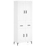 Aparador alto madera contrachapada blanco 69,5x34x180 cm de vidaXL, Aparadores - Ref: Foro24-3199873, Precio: 153,99 €, Descu...