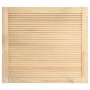 Puerta de armario de lamas 2 uds madera de pino 39,5x49,4 cm de vidaXL, Puertas de armarios - Ref: Foro24-151110, Precio: 31,...