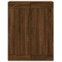 Aparador alto madera contrachapada marrón roble 69,5x34x180 cm de vidaXL, Aparadores - Ref: Foro24-3199880, Precio: 153,57 €,...