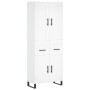 Tall white plywood sideboard 69.5x34x180 cm by vidaXL, Sideboards - Ref: Foro24-3199897, Price: 172,99 €, Discount: %