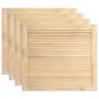 Wardrobe door slats 4 pcs pine wood 39.5x49.4 cm by vidaXL, cabinet doors - Ref: Foro24-151111, Price: 56,20 €, Discount: %