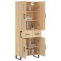 High oak-colored plywood sideboard 69.5x34x180 cm by vidaXL, Sideboards - Ref: Foro24-3199900, Price: 192,29 €, Discount: %