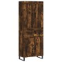 Aparador alto madera contrachapada roble ahumado 69,5x34x180 cm de vidaXL, Aparadores - Ref: Foro24-3199902, Precio: 176,01 €...