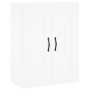 Aparador alto madera contrachapada blanco 69,5x34x180 cm de vidaXL, Aparadores - Ref: Foro24-3199969, Precio: 176,30 €, Descu...