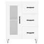 Aparador alto madera contrachapada blanco 69,5x34x180 cm de vidaXL, Aparadores - Ref: Foro24-3199969, Precio: 176,30 €, Descu...