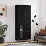 Aparador alto madera contrachapada negro 69,5x34x180 cm de vidaXL, Aparadores - Ref: Foro24-3199970, Precio: 176,50 €, Descue...