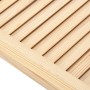 Solid pine wood slatted closet door 39.5x59.4 cm by vidaXL, cabinet doors - Ref: Foro24-151112, Price: 24,74 €, Discount: %