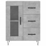 Concrete gray plywood tall sideboard 69.5x34x180 cm by vidaXL, Sideboards - Ref: Foro24-3199973, Price: 151,01 €, Discount: %