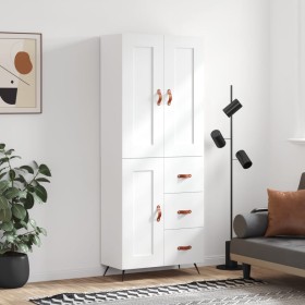 Tall white plywood sideboard 69.5x34x180 cm by vidaXL, Sideboards - Ref: Foro24-3199977, Price: 159,99 €, Discount: %