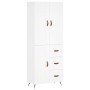 Tall white plywood sideboard 69.5x34x180 cm by vidaXL, Sideboards - Ref: Foro24-3199977, Price: 160,05 €, Discount: %