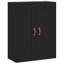 Aparador alto madera contrachapada negro 69,5x34x180 cm de vidaXL, Aparadores - Ref: Foro24-3199978, Precio: 168,99 €, Descue...