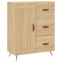 Aparador alto madera contrachapada color roble 69,5x34x180 cm de vidaXL, Aparadores - Ref: Foro24-3199980, Precio: 149,99 €, ...