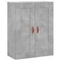 Aparador alto madera contrachapada gris hormigón 69,5x34x180 cm de vidaXL, Aparadores - Ref: Foro24-3199981, Precio: 151,73 €...