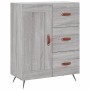 High sideboard sonoma gray plywood 69.5x34x180 cm by vidaXL, Sideboards - Ref: Foro24-3199983, Price: 154,99 €, Discount: %