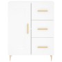 Aparador alto madera contrachapada blanco 69,5x34x180 cm de vidaXL, Aparadores - Ref: Foro24-3199993, Precio: 178,25 €, Descu...