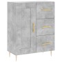 Concrete gray plywood tall sideboard 69.5x34x180 cm by vidaXL, Sideboards - Ref: Foro24-3199997, Price: 150,99 €, Discount: %