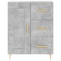 Concrete gray plywood tall sideboard 69.5x34x180 cm by vidaXL, Sideboards - Ref: Foro24-3199997, Price: 150,99 €, Discount: %