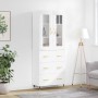 Tall white plywood sideboard 69.5x34x180 cm by vidaXL, Sideboards - Ref: Foro24-3198385, Price: 202,82 €, Discount: %