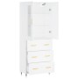 Tall white plywood sideboard 69.5x34x180 cm by vidaXL, Sideboards - Ref: Foro24-3198385, Price: 195,99 €, Discount: %