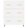 Tall white plywood sideboard 69.5x34x180 cm by vidaXL, Sideboards - Ref: Foro24-3198385, Price: 195,99 €, Discount: %