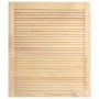 Slatted wardrobe doors 4 pcs pine wood 61.5x49.4 cm by vidaXL, cabinet doors - Ref: Foro24-151120, Price: 76,51 €, Discount: %