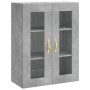 Concrete gray plywood tall sideboard 69.5x34x180 cm by vidaXL, Sideboards - Ref: Foro24-3198389, Price: 171,47 €, Discount: %